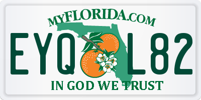 FL license plate EYQL82