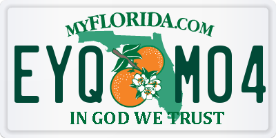 FL license plate EYQM04