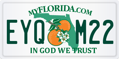 FL license plate EYQM22
