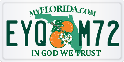 FL license plate EYQM72