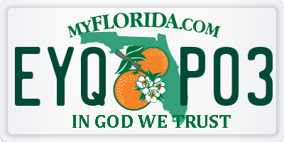 FL license plate EYQP03