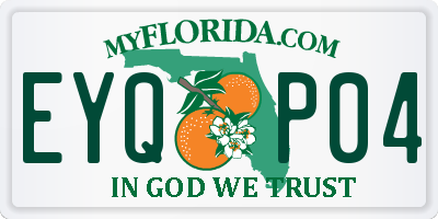 FL license plate EYQP04