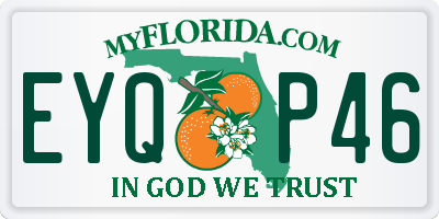 FL license plate EYQP46
