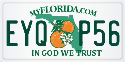 FL license plate EYQP56