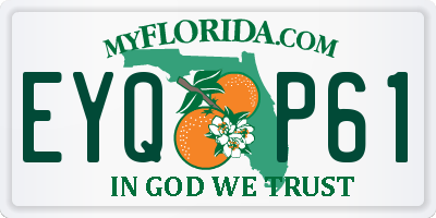 FL license plate EYQP61