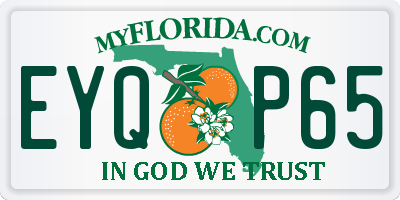 FL license plate EYQP65