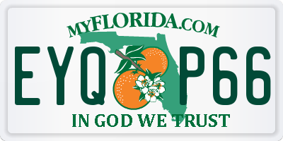 FL license plate EYQP66