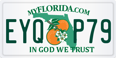 FL license plate EYQP79