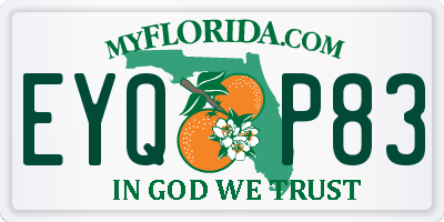 FL license plate EYQP83