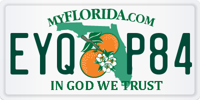 FL license plate EYQP84