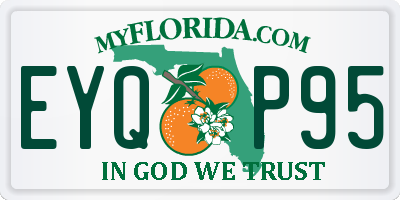 FL license plate EYQP95