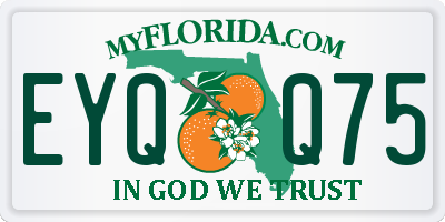 FL license plate EYQQ75