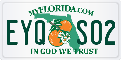 FL license plate EYQS02