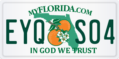 FL license plate EYQS04