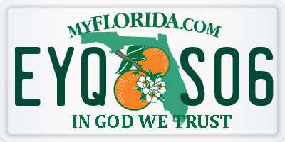 FL license plate EYQS06