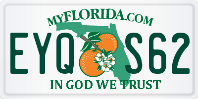 FL license plate EYQS62