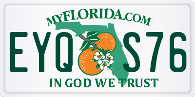 FL license plate EYQS76