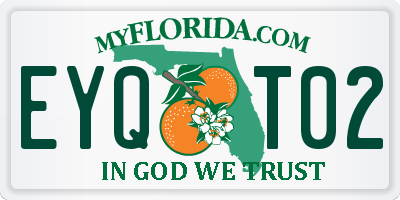 FL license plate EYQT02