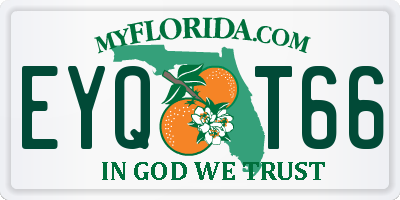 FL license plate EYQT66
