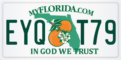 FL license plate EYQT79
