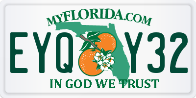 FL license plate EYQY32
