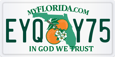 FL license plate EYQY75