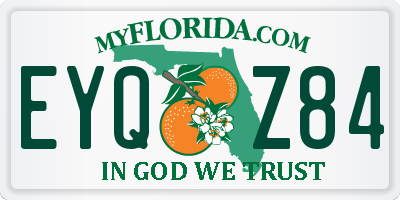 FL license plate EYQZ84