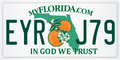 FL license plate EYRJ79