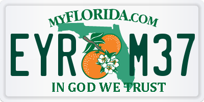 FL license plate EYRM37