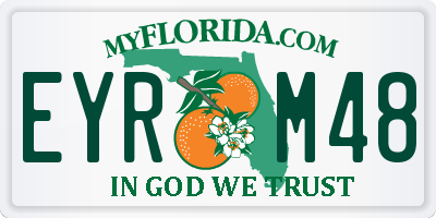 FL license plate EYRM48