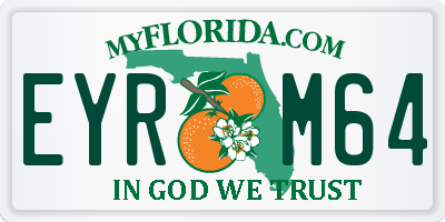 FL license plate EYRM64