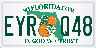 FL license plate EYRQ48