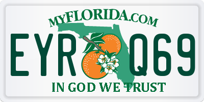 FL license plate EYRQ69