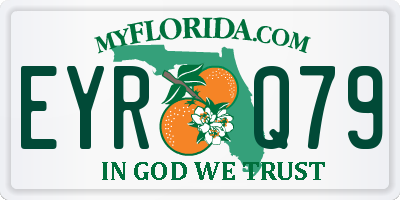 FL license plate EYRQ79