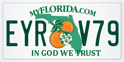 FL license plate EYRV79