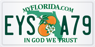 FL license plate EYSA79