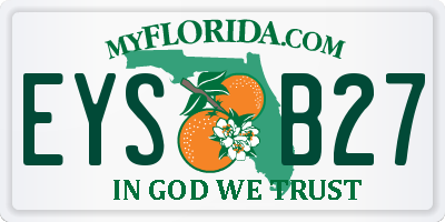 FL license plate EYSB27