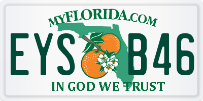 FL license plate EYSB46