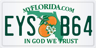 FL license plate EYSB64