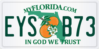 FL license plate EYSB73