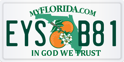 FL license plate EYSB81