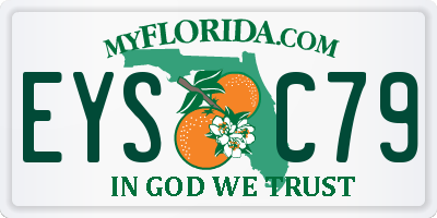 FL license plate EYSC79