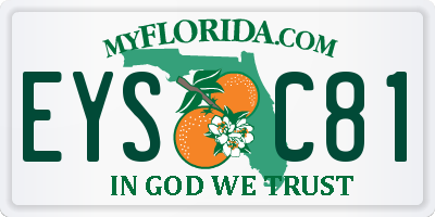 FL license plate EYSC81