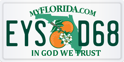 FL license plate EYSD68