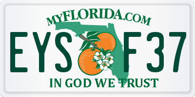 FL license plate EYSF37