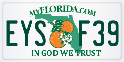 FL license plate EYSF39