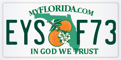 FL license plate EYSF73