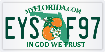 FL license plate EYSF97