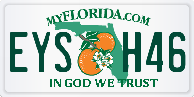 FL license plate EYSH46
