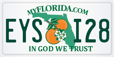 FL license plate EYSI28